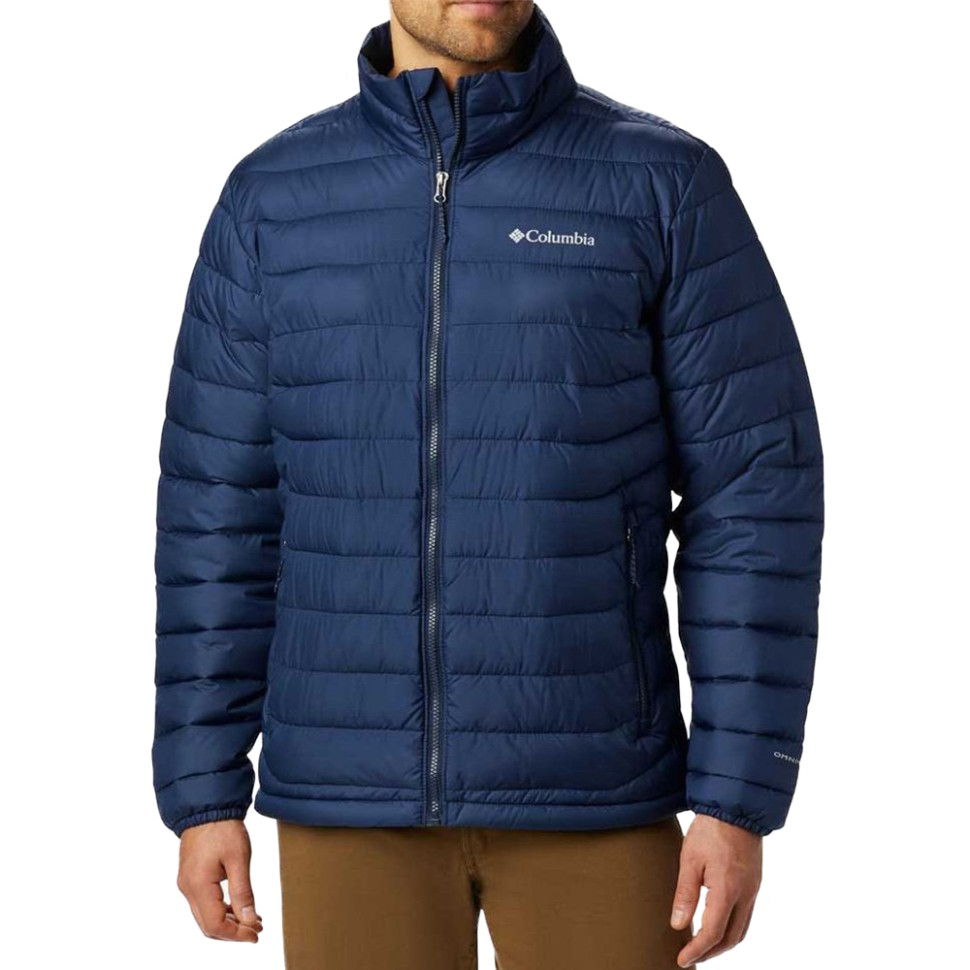 Куртка чоловіча Columbia Powder Lite Jacket темно-синя 1698001-467 — фото 1