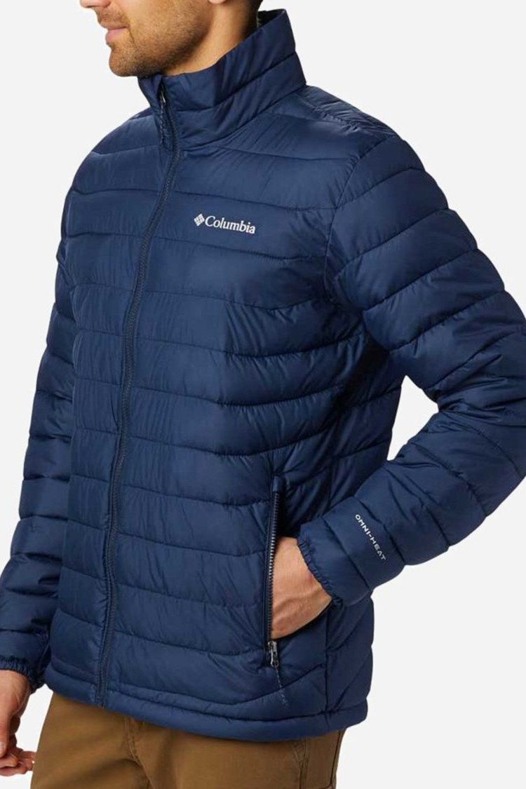 Куртка чоловіча Columbia  Powder Lite Jacket  темно-синя 1698001-467 изображение 2
