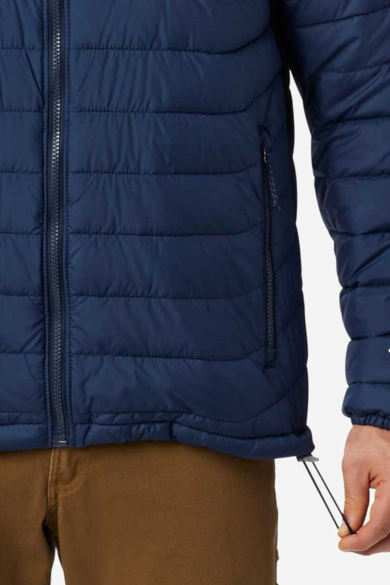 Куртка мужская Columbia  Powder Lite Jacket темно-синяя 1698001-467  изображение 4