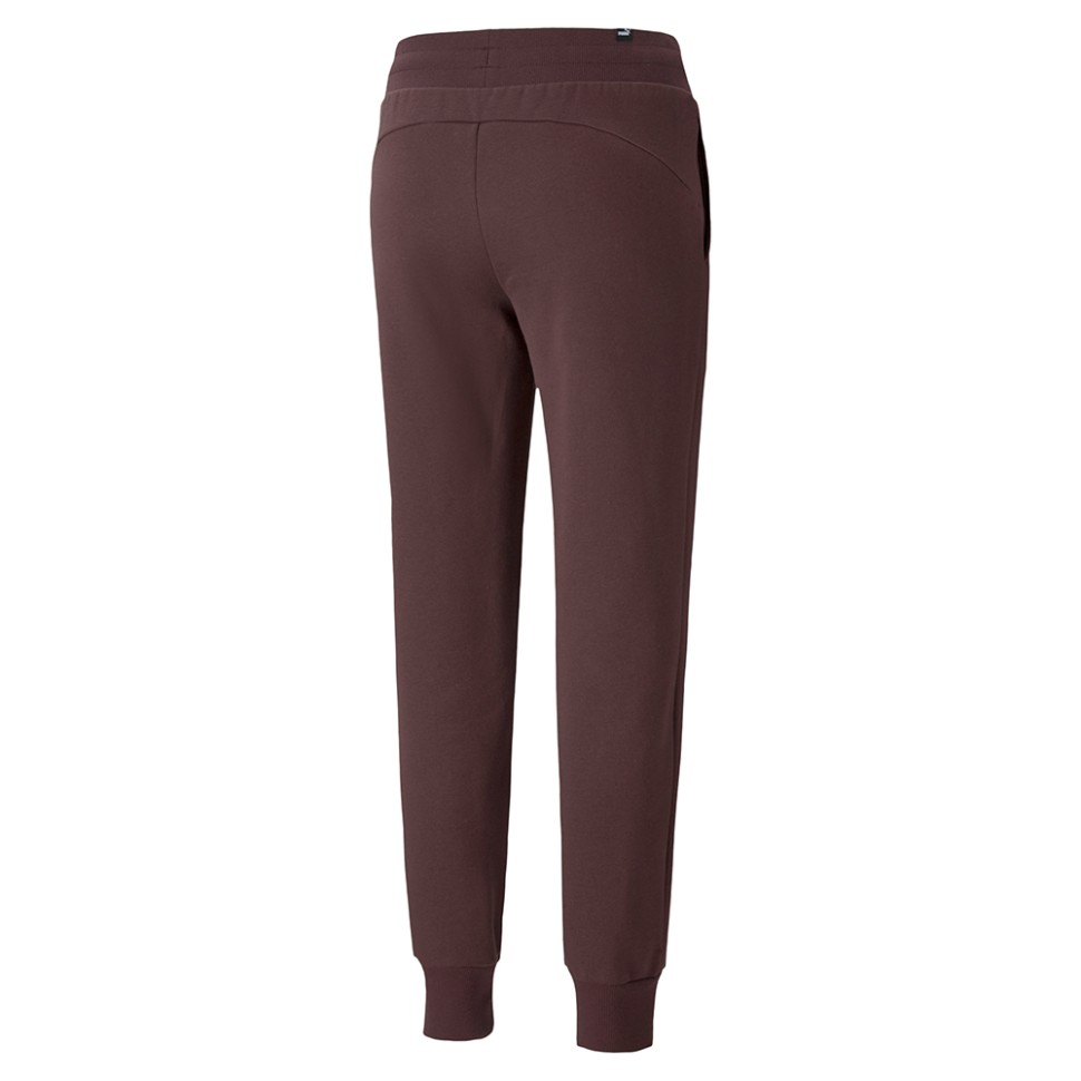 Штани жіночі Puma Ess+ Metallic Pants Fl Cl бордові 84613921  — фото 2