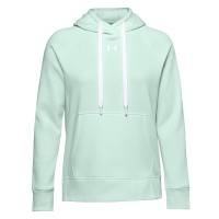 Толстовка жіноча Under Armour Rival Fleece Hb Hoodie блакитна 1356317-335 изображение 1