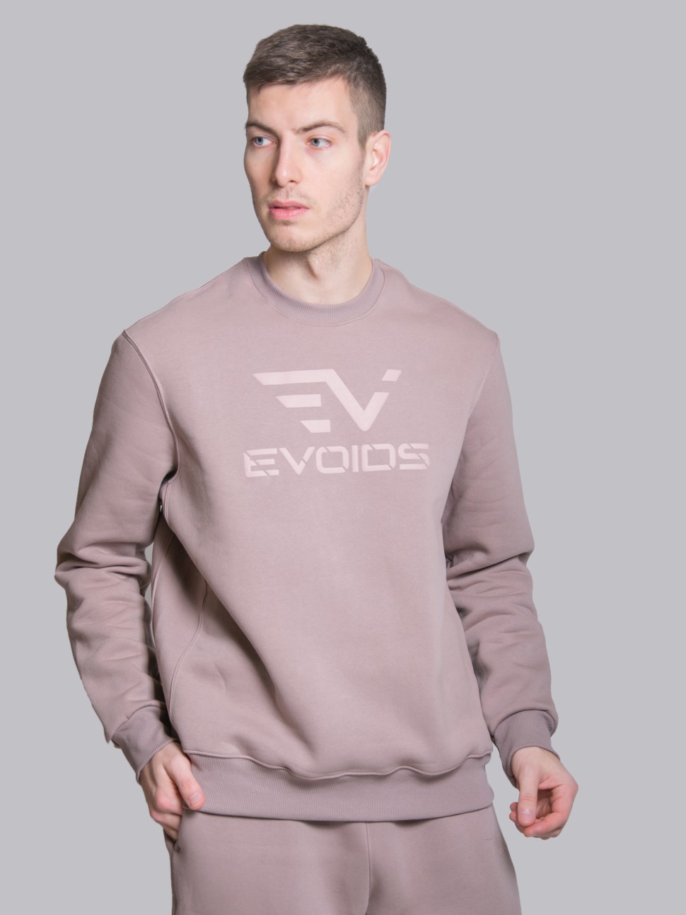 Толстовка чоловіча Evoids Tadeo мокко 482208-240 — фото 2 — Sport City Толстовка чоловіча Evoids Tadeo мокко 482208-240 — фото 2
