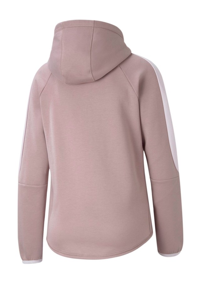 Толстовка жіноча Puma Evostripe Full-Zip Hoodie рожева 84707318  изображение 8