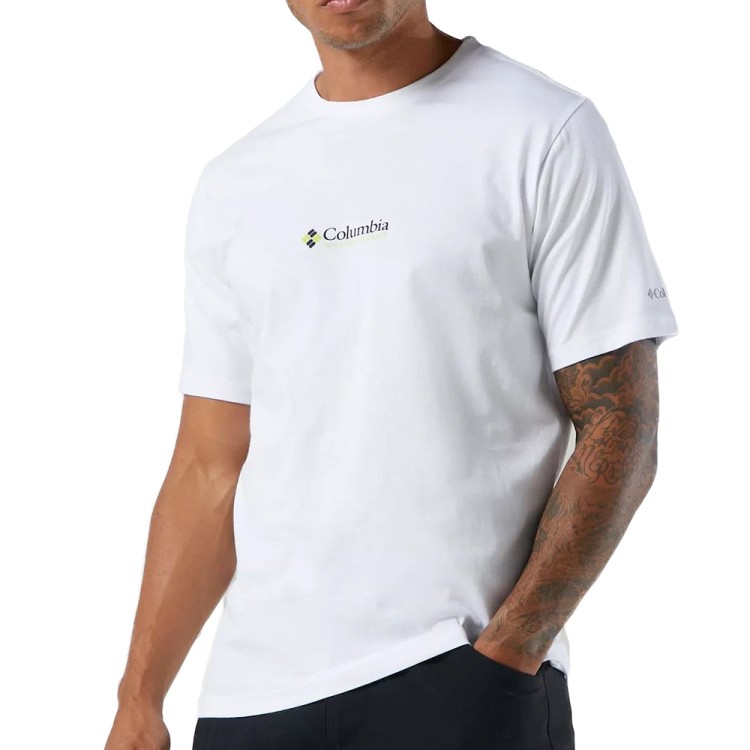 Футболка чоловіча Columbia CSC Basicogo™ Short Sleeve біла 1680051-108 изображение 1