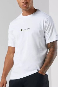 Футболка чоловіча Columbia CSC Basicogo™ Short Sleeve біла 1680051-108 изображение 2