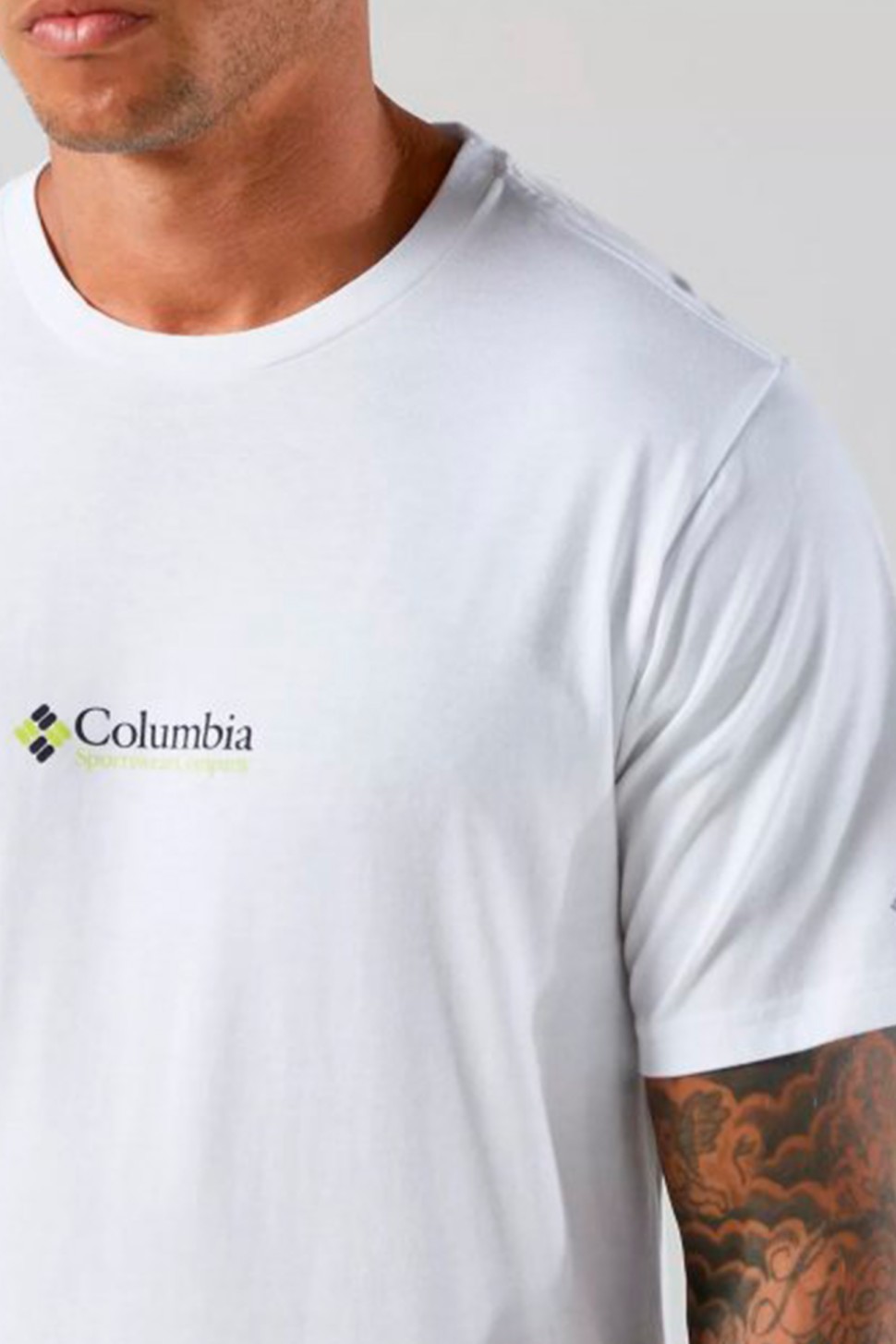 Футболка чоловіча Columbia CSC Basicogo™ Short Sleeve біла 1680051-108 — фото 4