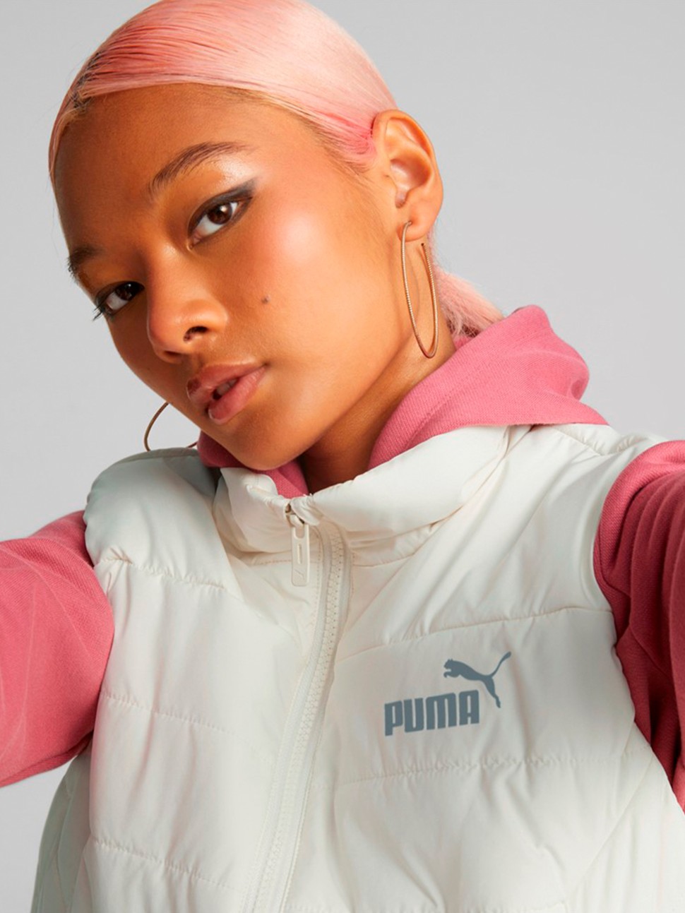 Жилет жіночий Puma ESS Padded Vest бежевий 84894165 — фото 3