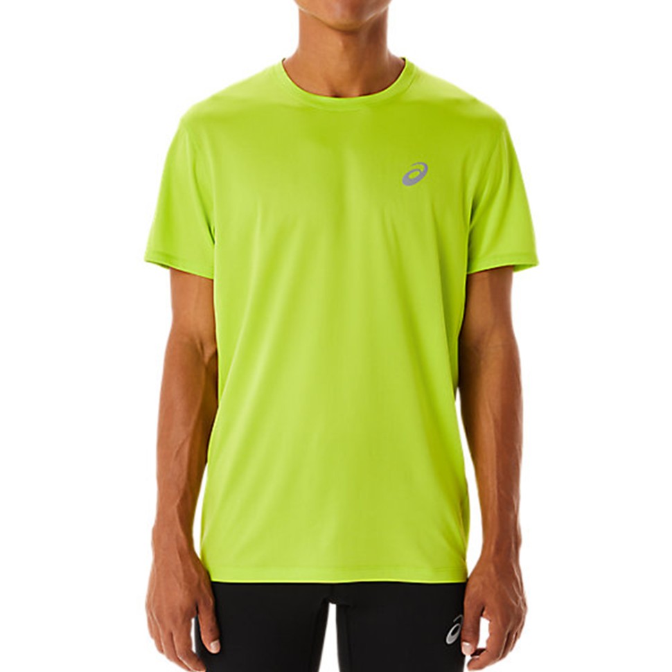 Футболка чоловіча Asics CORE SS TOP жовта 2011C341-302 — фото 1