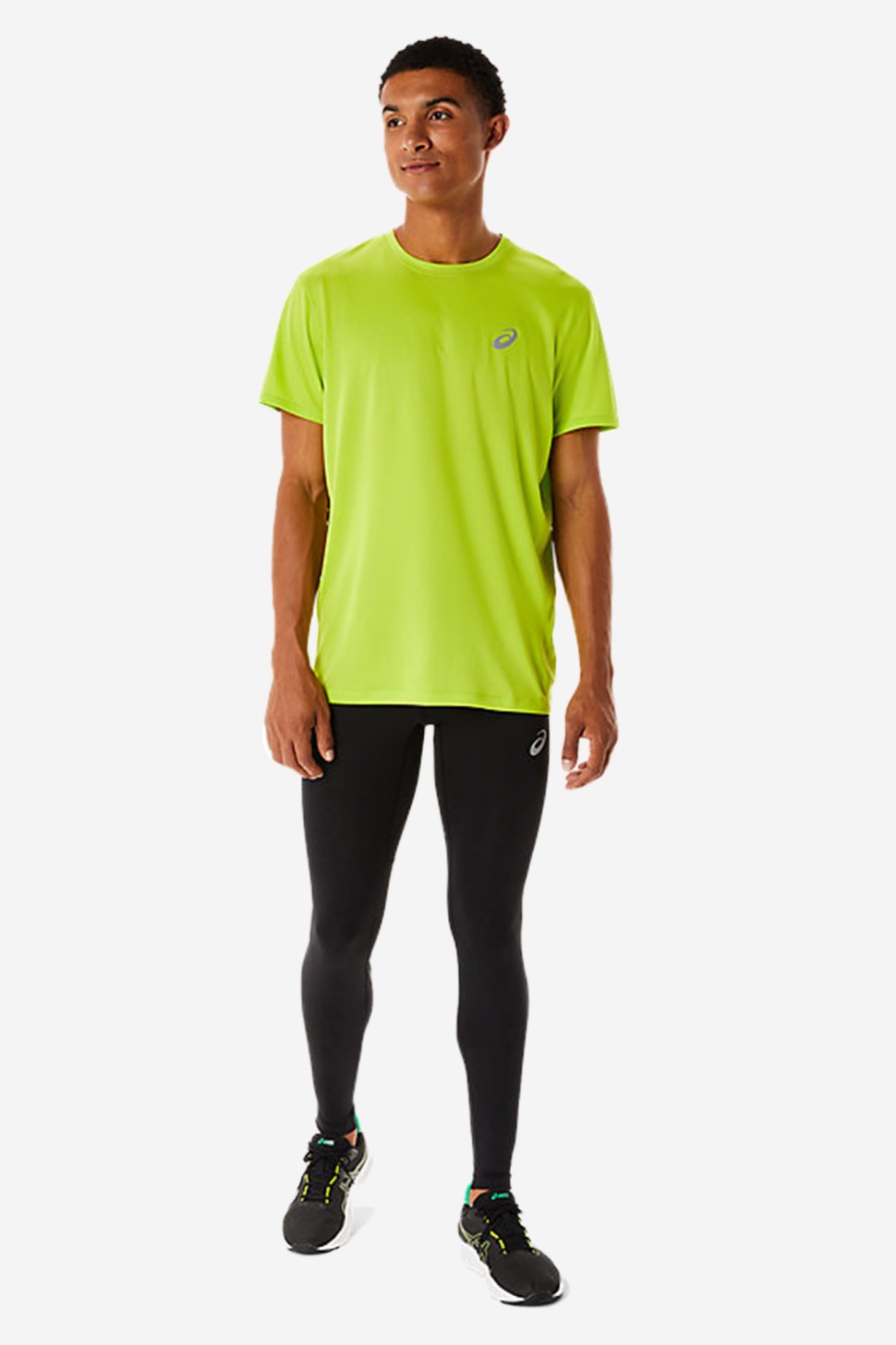 Футболка чоловіча Asics CORE SS TOP жовта 2011C341-302 — фото 2