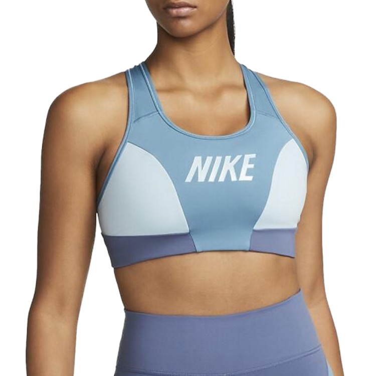 Бра жіночий Nike W NK DF SWSH LOGO CB BRA мультиколір DQ5134-440 изображение 1