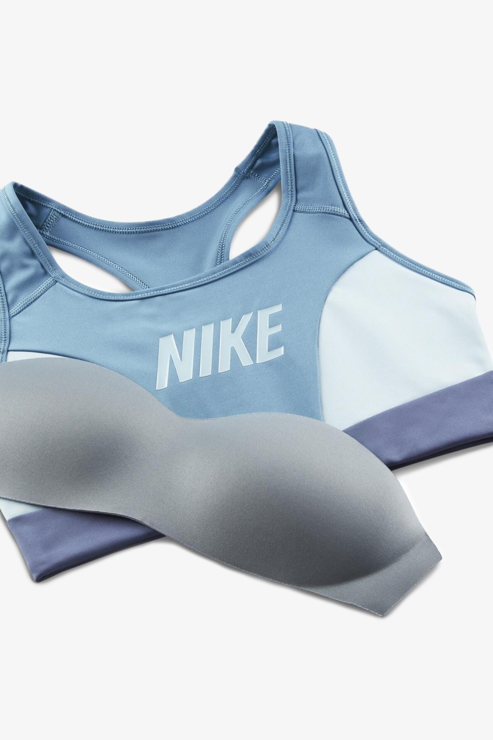 Бра жіночий Nike W NK DF SWSH LOGO CB BRA мультиколір DQ5134-440 — фото 10