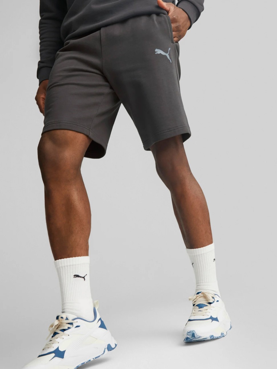 Шорти чоловічі Puma ESS BETTER Shorts 10" TR Flat чорні 67329575 — фото 2