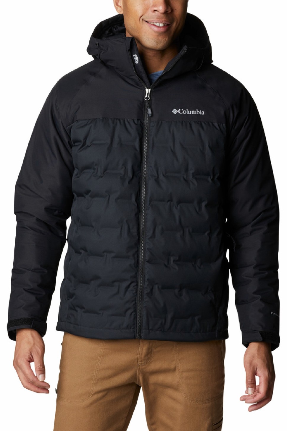 Куртка чоловіча Columbia Grand Trek™ II Down Hooded Jacket чорна 2008291-010 — фото 9