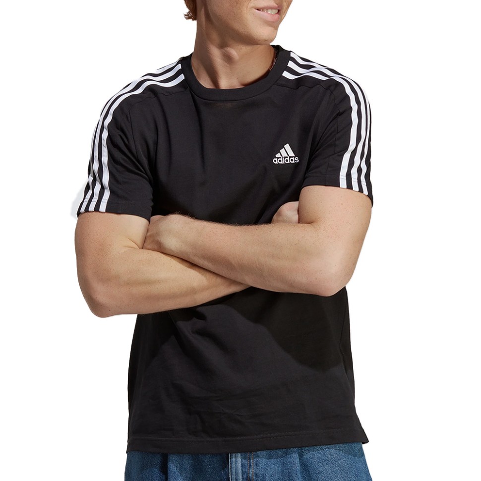 Футболка мужская Adidas M 3S SJ T черная IC9334 изображение 1