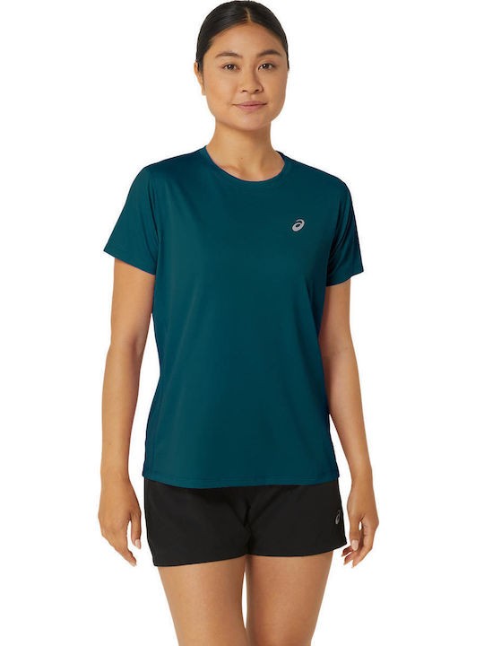 Футболка жіноча Asics CORE SS TOP зелена 2012C335-309 изображение 2