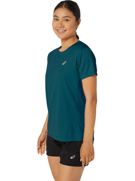 Футболка жіноча Asics CORE SS TOP зелена 2012C335-309 изображение 3