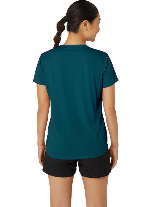 Футболка жіноча Asics CORE SS TOP зелена 2012C335-309 изображение 4