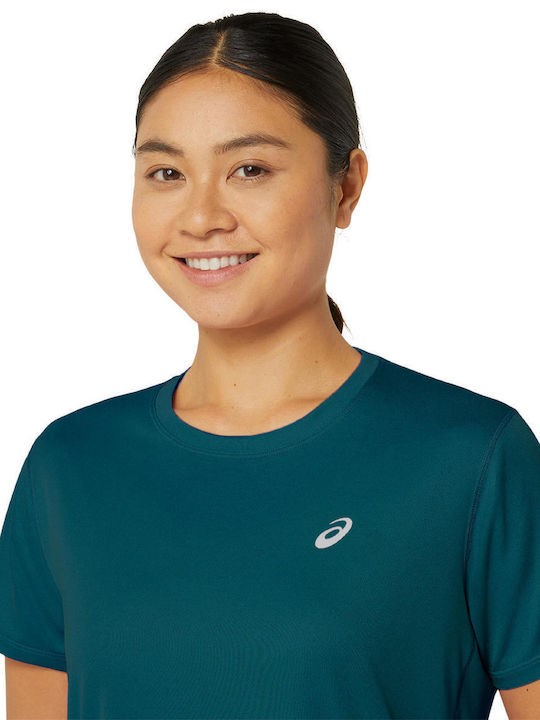 Футболка женская Asics CORE SS TOP зеленая 2012C335-309 изображение 5