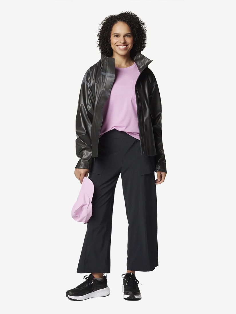 Штани жіночі Columbia BOUNDLESS BEAUTY™ WIDE CAPRI чорні 2072991-010 — фото 4
