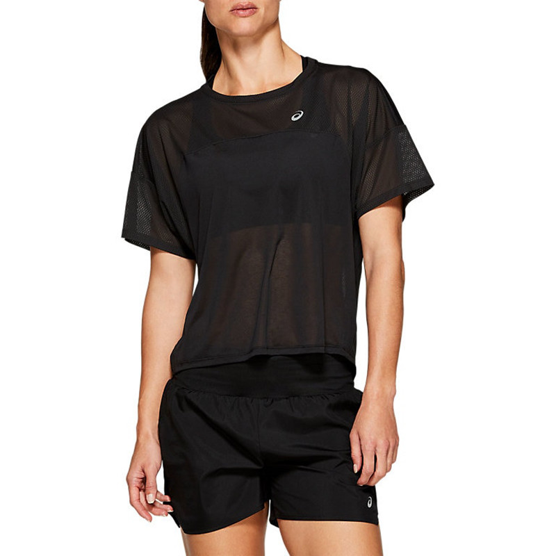 Футболка женская Asics STYLE TOP черная 2012A269-001 изображение 1