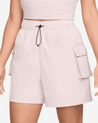 Шорты женские Nike W NSW ESSNTL WVN HR SHORT бежевые DM6247-019 изображение 3