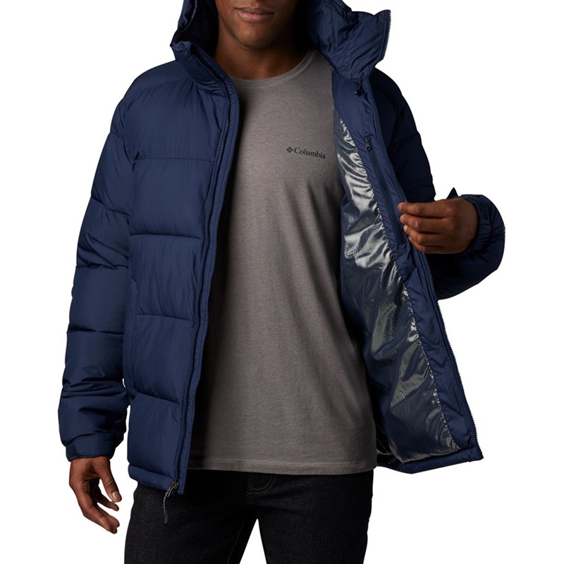 Куртка мужская Columbia Pike Lake Hooded Jacket синяя 1738031-464 — фото 2 — Sport City Куртка мужская Columbia Pike Lake Hooded Jacket синяя 1738031-464 — фото 2