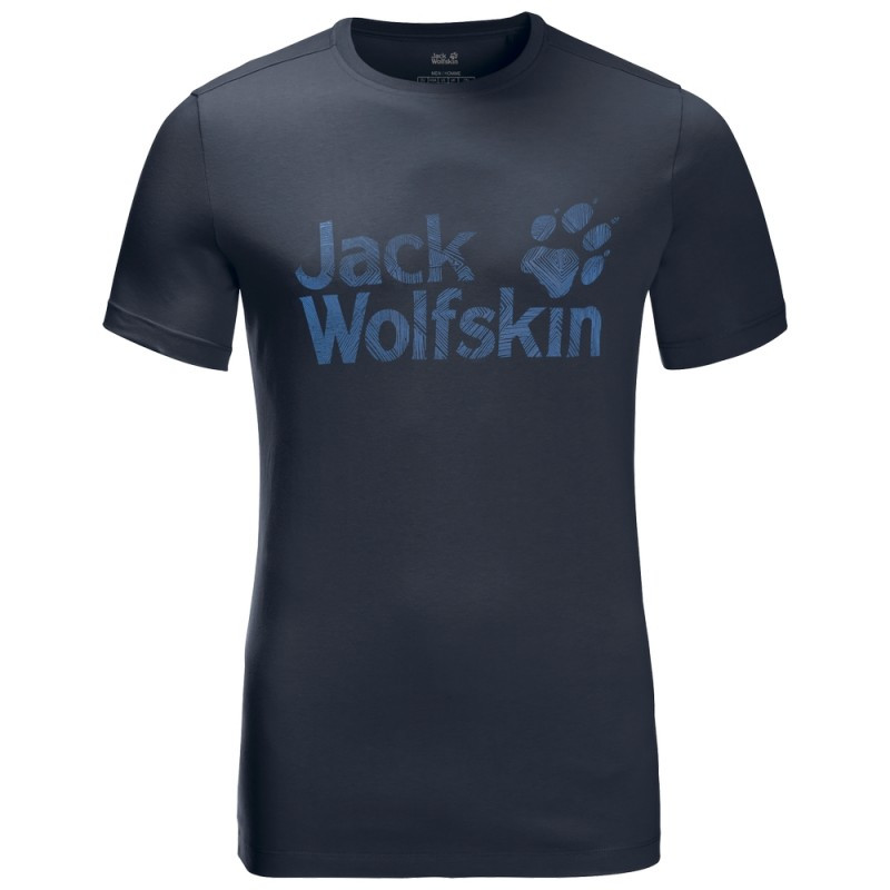 Футболка мужская Jack Wolfskin синяя 1807261-1010 изображение 1