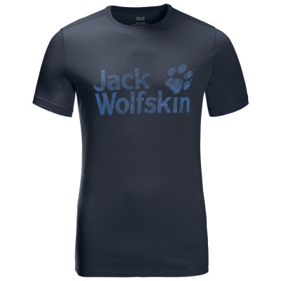 Футболка мужская Jack Wolfskin синяя 1807261-1010