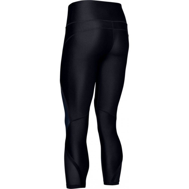 Леггинсы женские Under Armour HG Armour Shine Ankle Crop черные 1348025-001 — фото 3