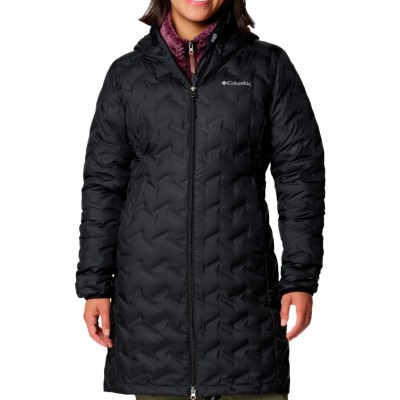 Куртка женская Columbia Delta Ridge™ II Long Down Jacket черная 2088211-010