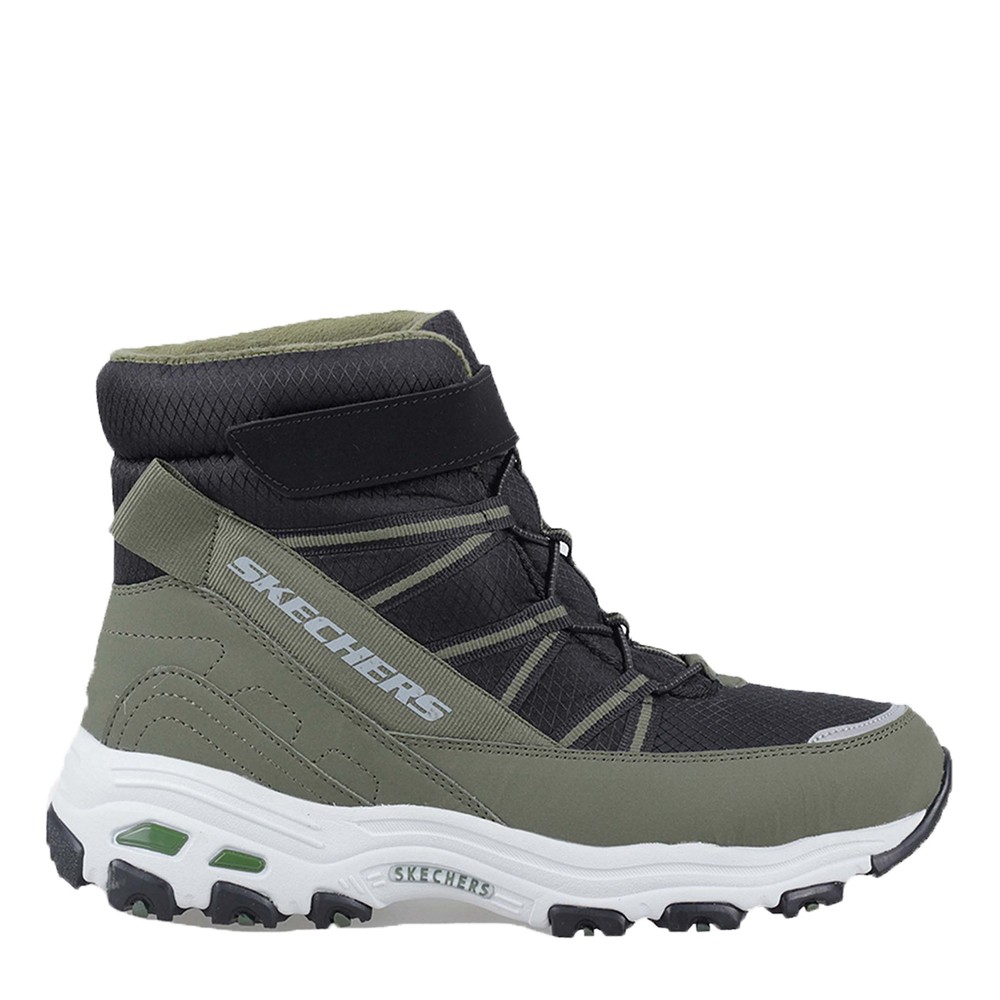 Ботинки детские Skechers D'Lites темно-серые 660092L BKOL