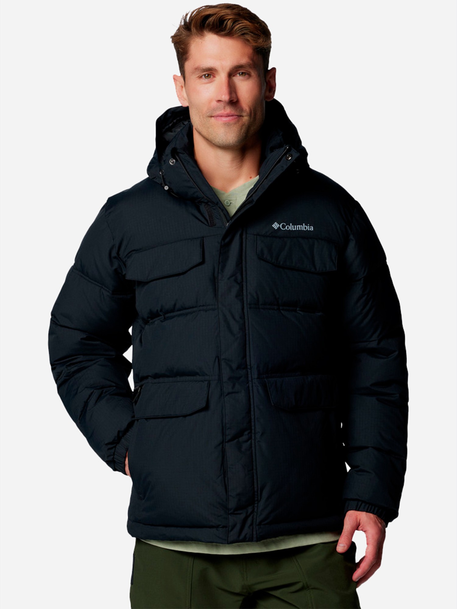Куртка чоловіча Columbia Landroamer™ Puffer Jacket чорна 2088081-010 изображение 3