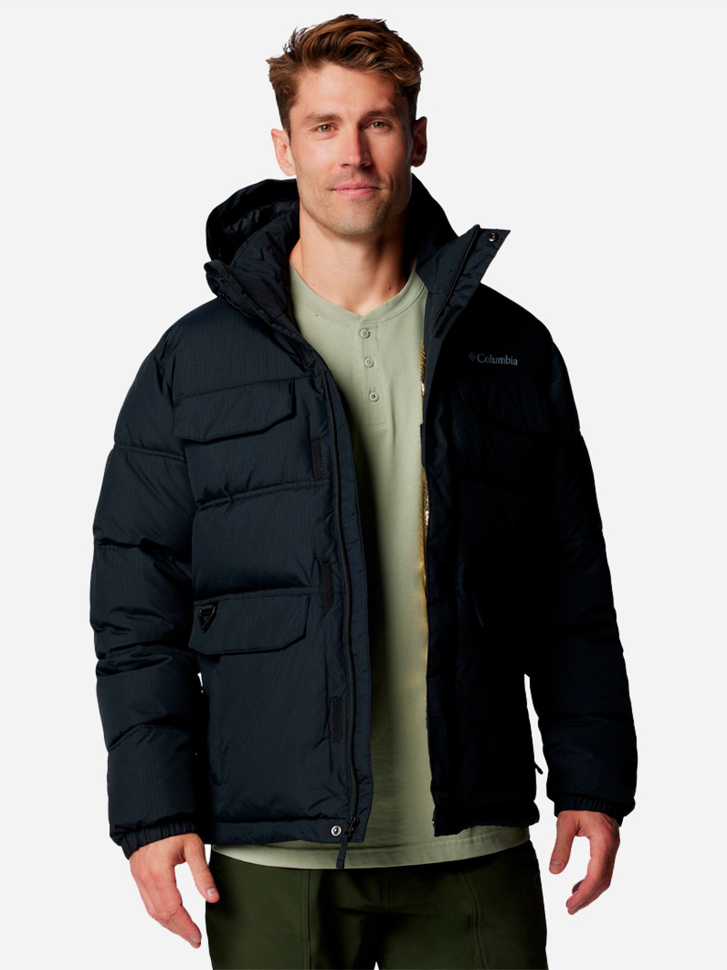 Куртка чоловіча Columbia Landroamer™ Puffer Jacket чорна 2088081-010 изображение 7