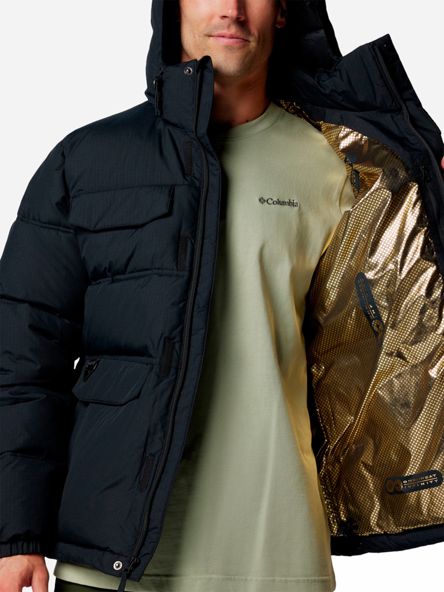 Куртка чоловіча Columbia Landroamer™ Puffer Jacket чорна 2088081-010 изображение 9