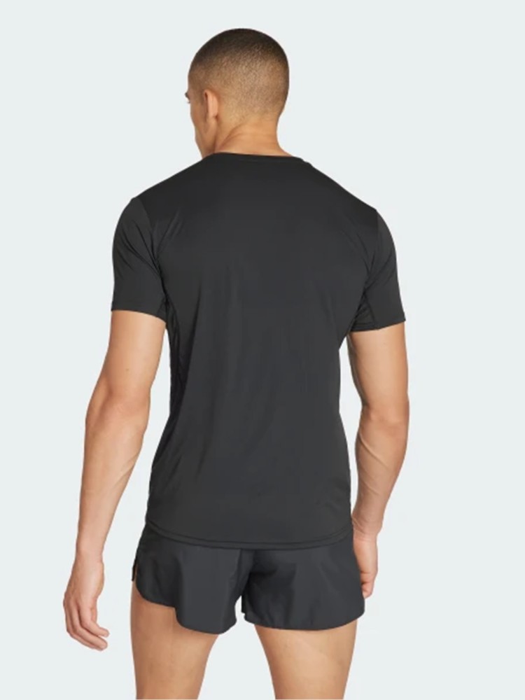 Футболка мужская Adidas ADIZERO E TEE черная IN1156 изображение 3