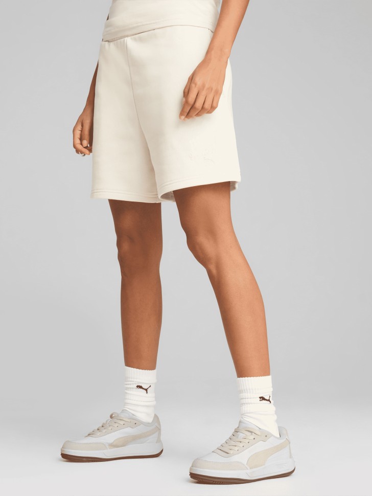 Шорты женские Puma PUMA CLASS Shorts бежевые 68503887 изображение 3
