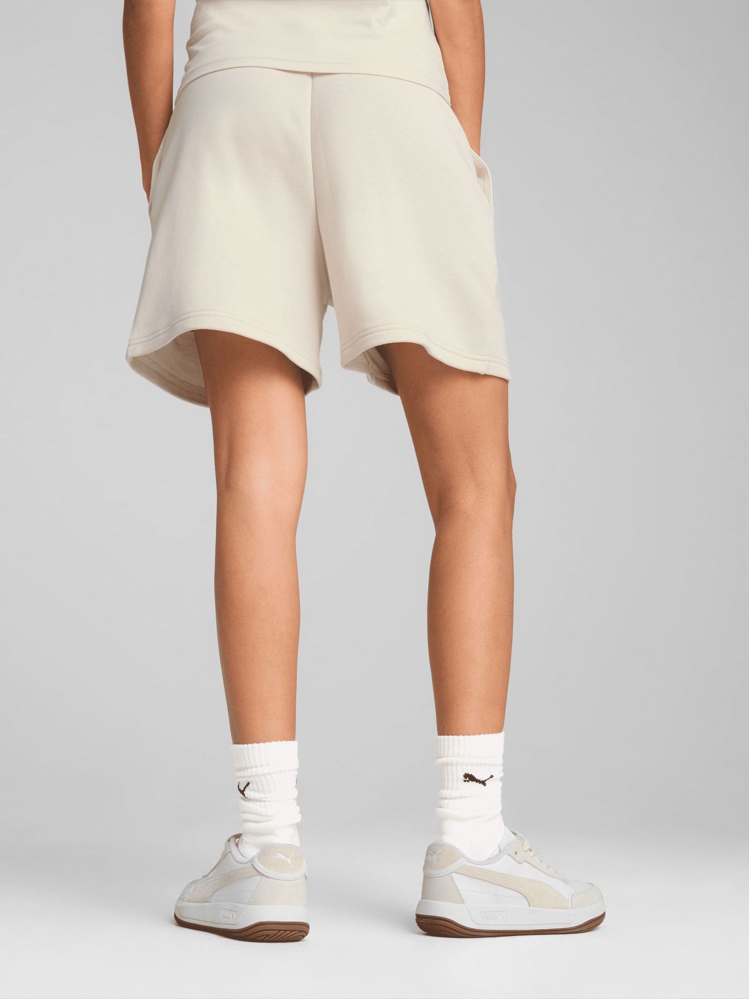 Шорти жіночі Puma PUMA CLASS Shorts бежеві 68503887 изображение 4
