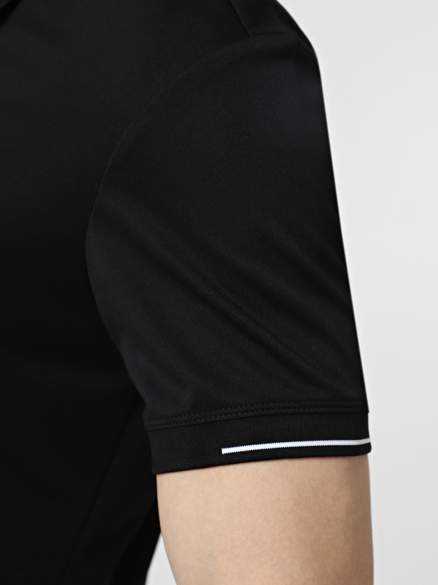 Поло мужское Larum Quillon черное 102512-010 изображение 6