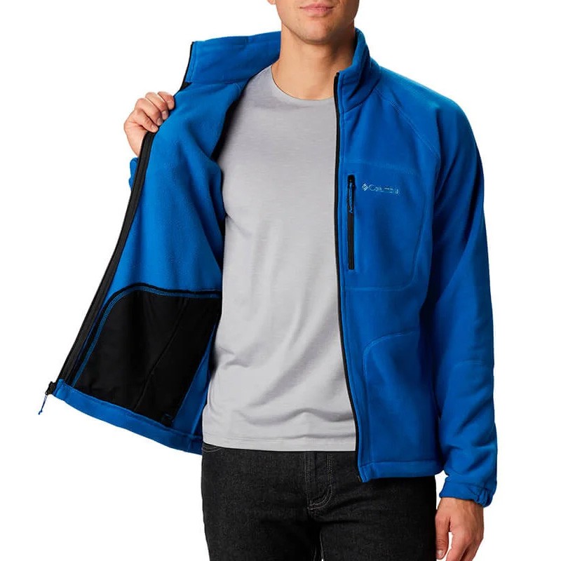 Толстовка мужская Columbia Fast Trek™ II Full Zip Fleece синяя 1420421-433 изображение 4