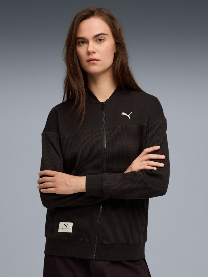 Толстовка женская Puma CLASS Full-Zip Jacket черная 68812801 изображение 2