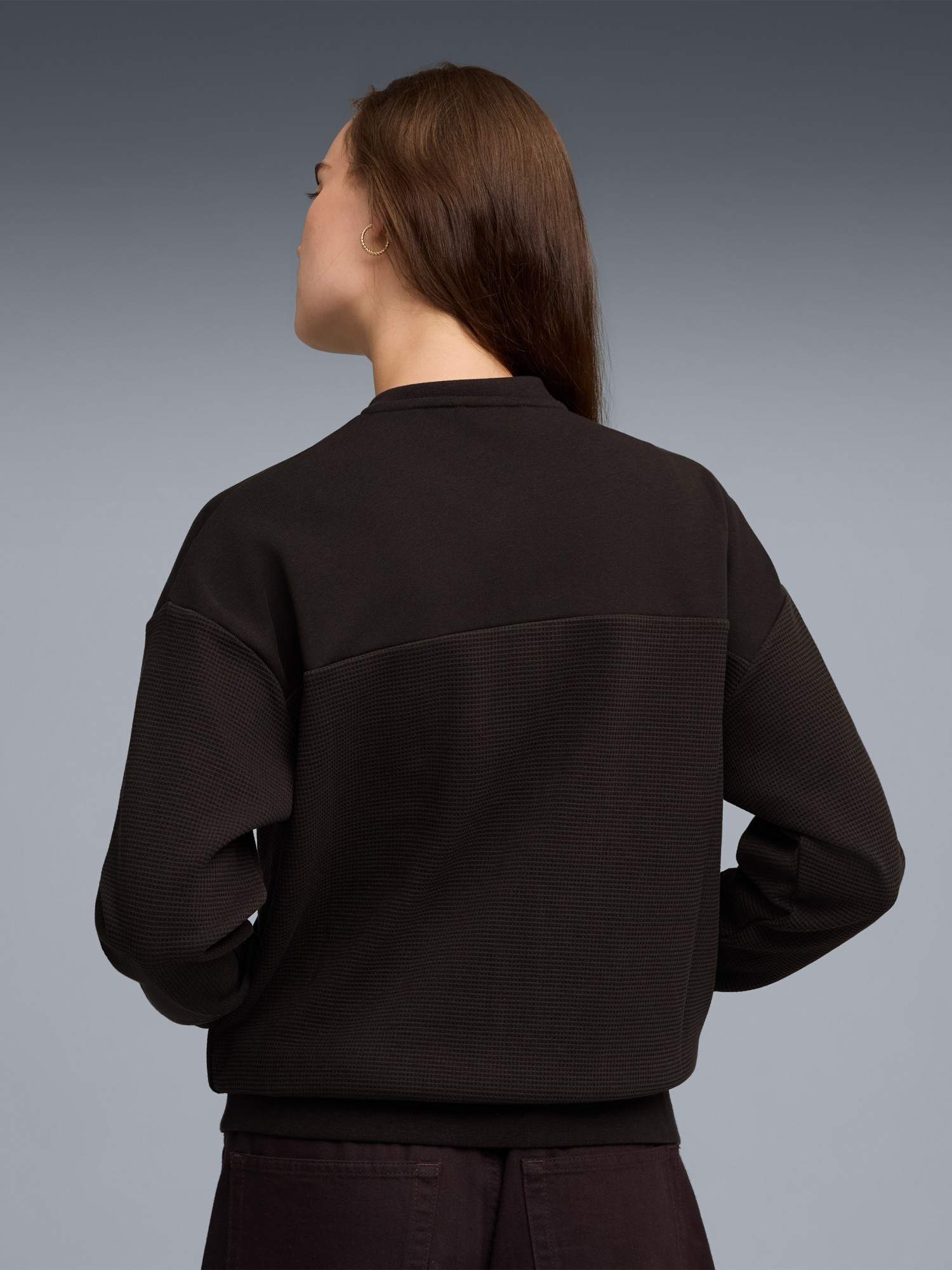 Толстовка женская Puma CLASS Relaxed Pinnacle Full-Zip Jacket TR черная 68812801 изображение 3