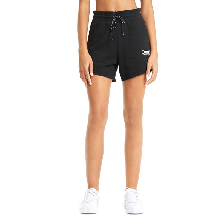 Шорты женские Puma Rebel High Waist Shorts черные 58581701 изображение 3