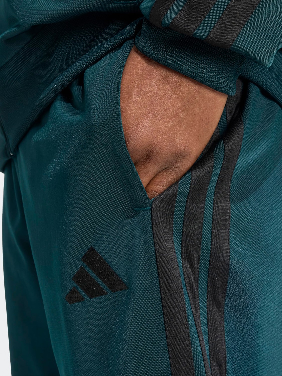 Костюм чоловічий Adidas M 3S TR TT TS зелений JX5502 изображение 4