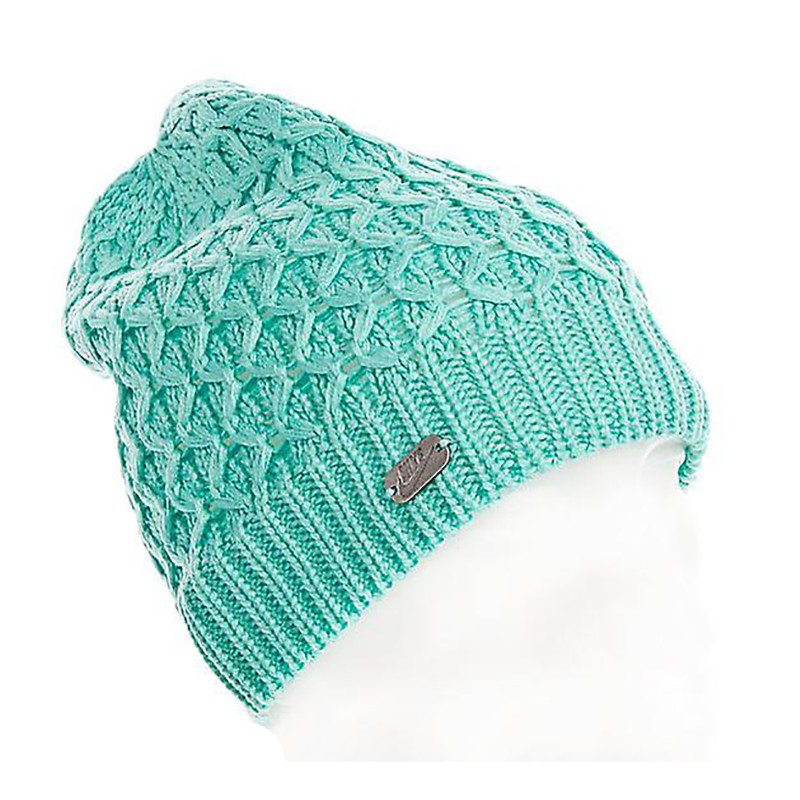 Шапка Nike SLOUCHY BEANIE зеленая 628677-385 изображение 1