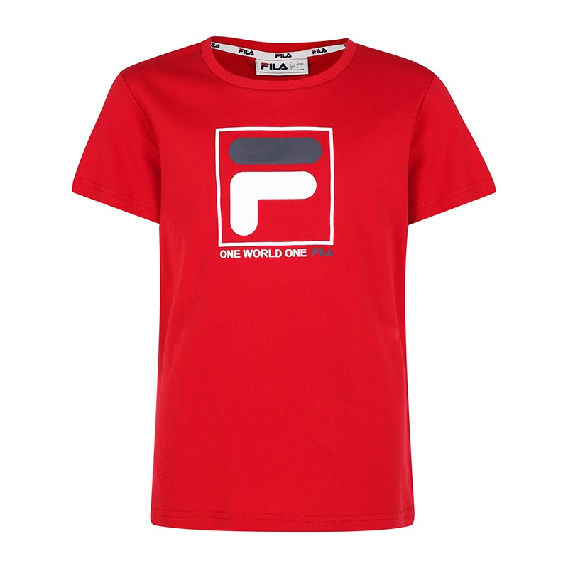 Футболка женская FILA красная 107881-R3 изображение 1