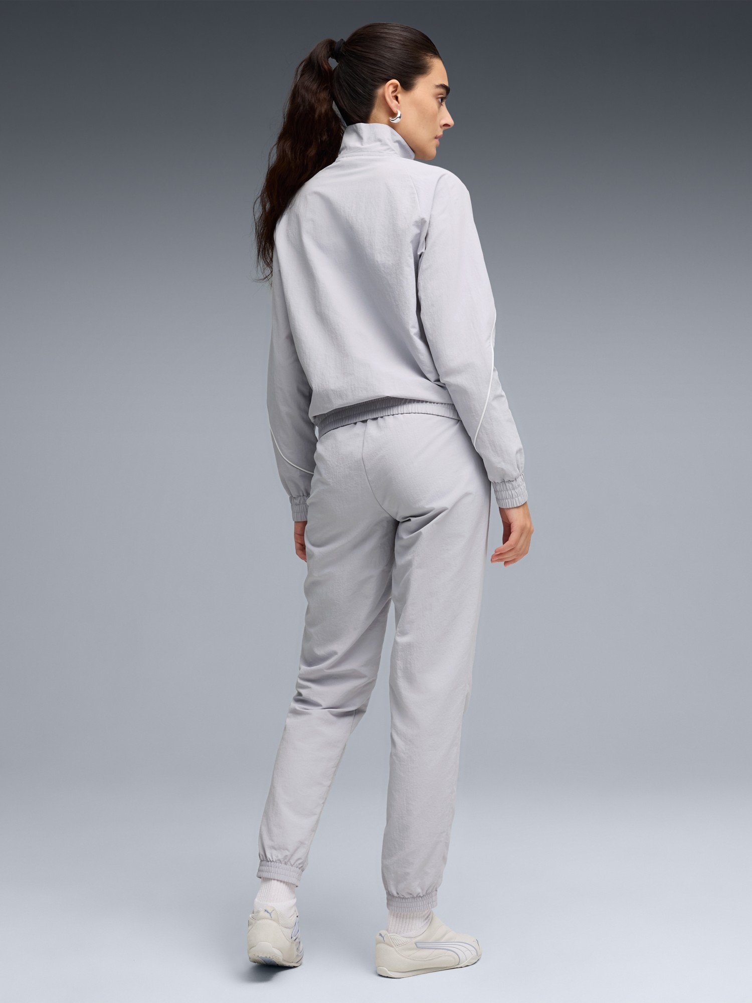 Костюм женский Puma Woven Tracksuit cl сиреневый 69190782 изображение 3