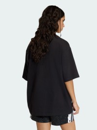 Футболка жіноча Adidas AOP SS T-SHIRT чорна KD2822 изображение 3