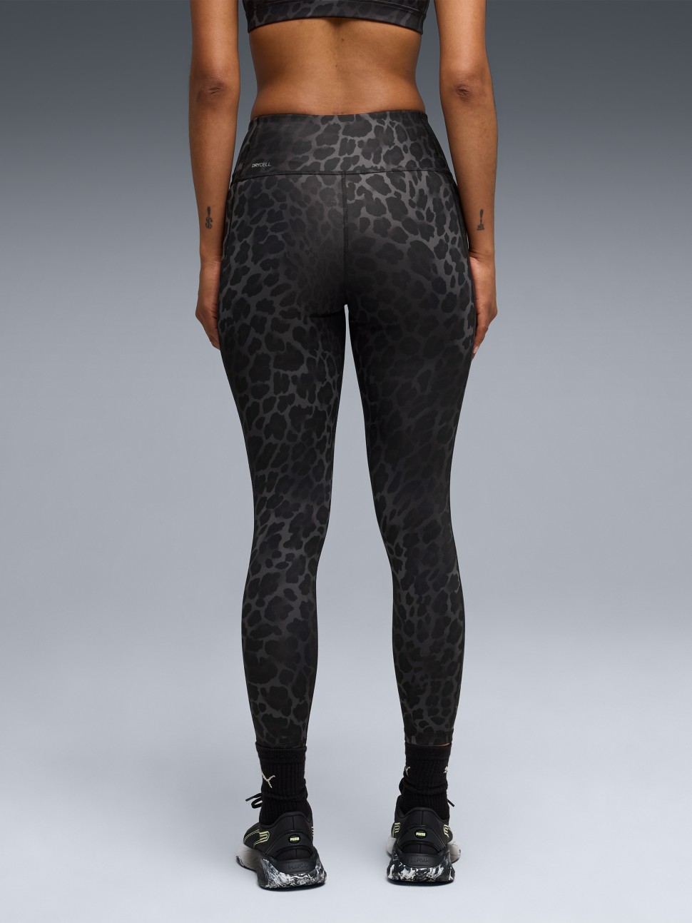 Легінси жіночі Puma W TAD Essential Spotted Haze Tight - HW 7/8 чорні 52851501 — фото 3