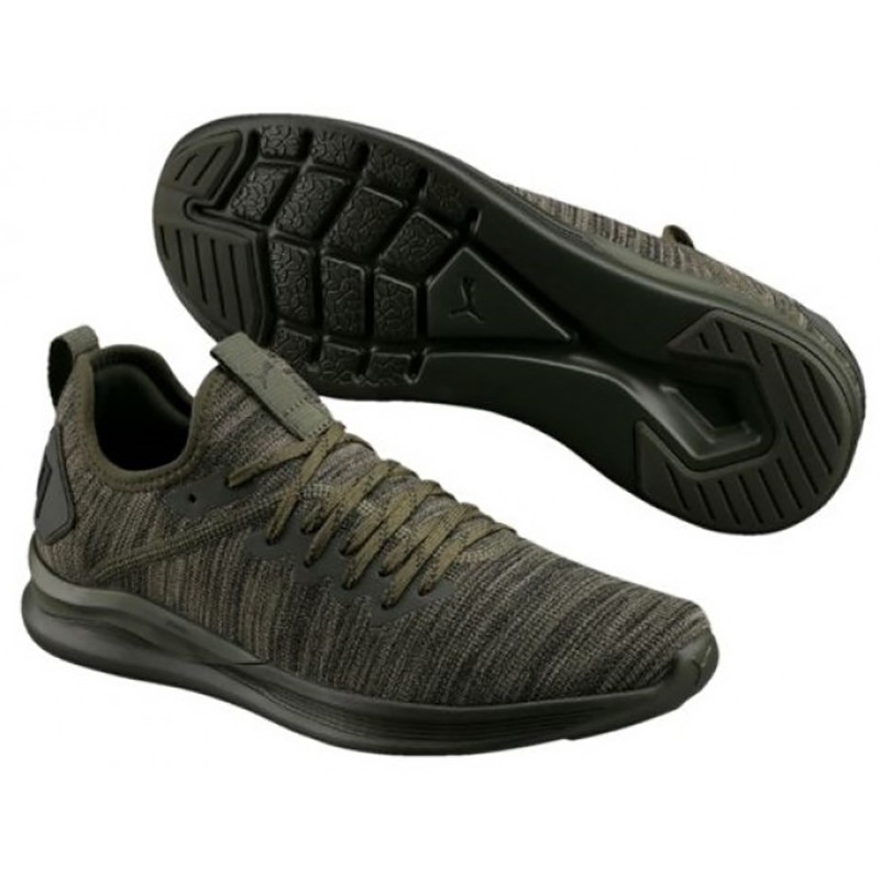 Кроссовки мужские Puma IGNITE Flash evoKNIT серые 19050804 изображение 2