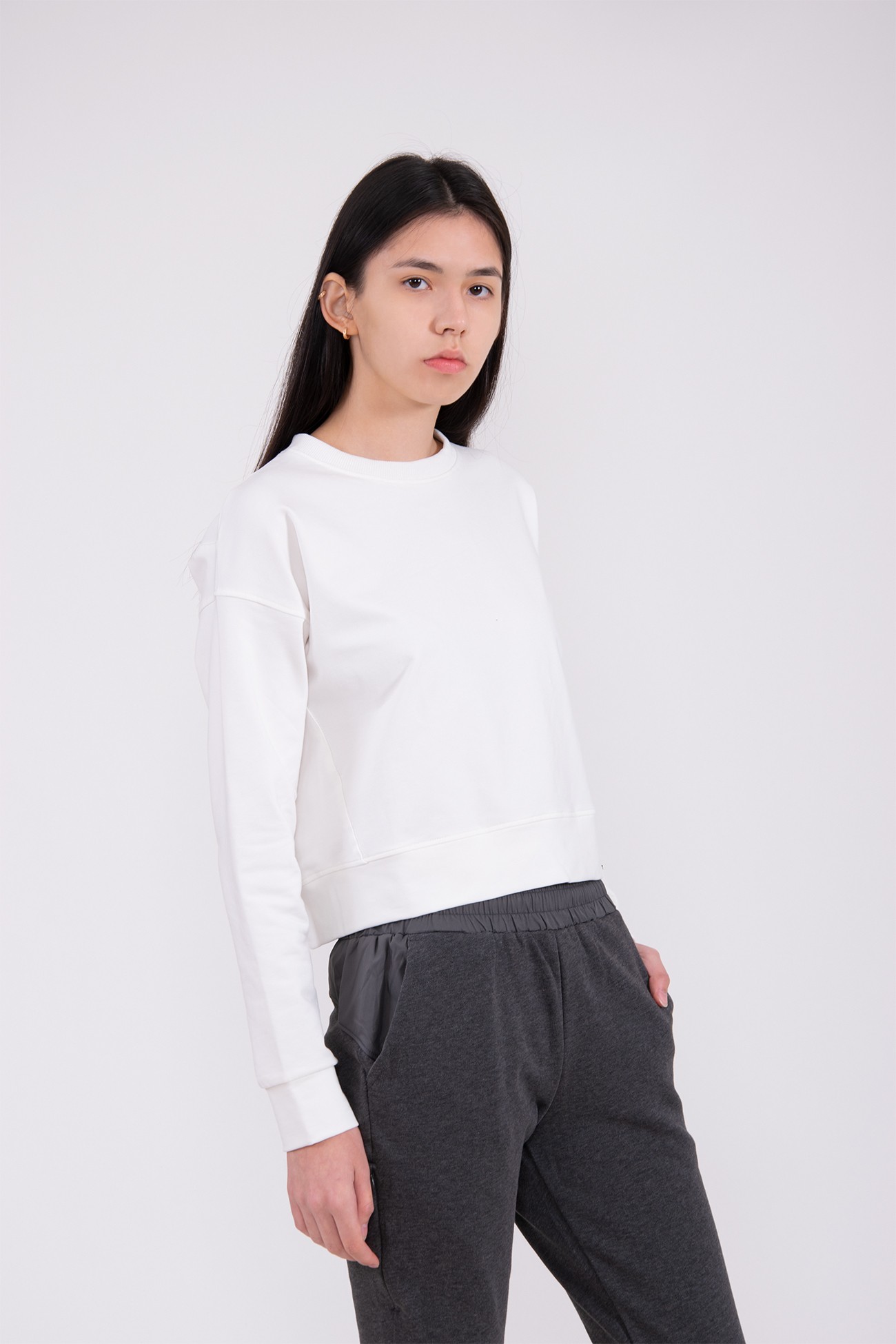 Толстовка женская Evoids Bianca белая 552164-100 изображение 2